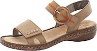 Rieker , Sandale - Komfort Sandale in beige, Sandalen für Damen