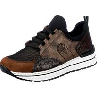 Rieker Sneakers High braun-kombi Damen 