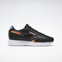 Reebok Royal Glide Ripple Double Sneaker, Plateau, Leder, für Damen, schwarz