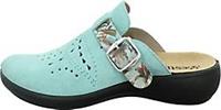 WESTLAND , Clog Korsika 345, Türkis-Kombi in türkis, Sandalen für Damen