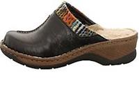 Josef Seibel , Clog Catalonia 59, Schwarz-Multi in schwarz, Sandalen für Damen
