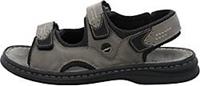 Josef Seibel , Sandale Franklyn, Grau in dunkelgrau, Sandalen für Herren