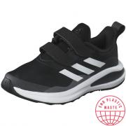 Adidas Hardloopschoenen FortaRun Velcro - Zwart/Wit/Grijs Kinderen