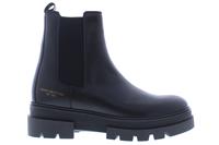 Tommy Hilfiger »MONOCHROMATIC CHELSEA BOOT« Chelseaboots mit goldfarbenen Logodruck