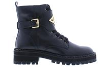 Liu Jo Pink 127 Biker Calf Dames Veterboots Zwart