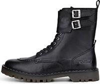 Kickers , Schnürboot Deckranger in schwarz, Boots für Damen