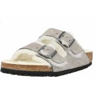 Birkenstock , Pantoletten in mittelgrau, Sandalen für Herren