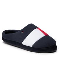 Huisschoenen met labeldetail, model 'TOMMY HILFIGER FLAG'