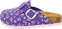 Lico , Pantolette Bioline Clog Kids in violett, Sandalen für Mädchen