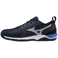 Mizuno 9-Spike Adv Fra 9Mid Korfbalschoenen Zwart / Wit Heren 
