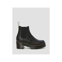 Dr. Martens 2976 Leonore Imitatiebont Gevoerde Chelsea Laarzen Dames Grijs Leer in Zwart/Grijs