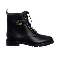 Lauren Ralph Lauren Boots van leer met labeldetail, model 'ELRIDGE'