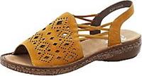Rieker , Sandale in gelb, Sandalen für Damen