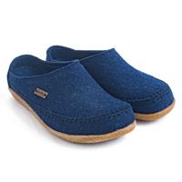 Haflinger , Pantoletten in blau, Sandalen für Herren