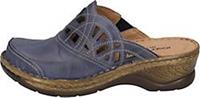 Josef Seibel , Clog Catalonia 41, Dunkelblau in dunkelblau, Sandalen für Damen