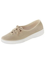 Dames Veterschoen beige Größe