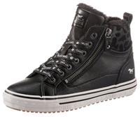 Mustang shoes Sneaker mit bedrucktem Fellimitat-Kragen