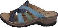 Josef Seibel , Clog Catalonia 01, Dunkelblau-Multi in dunkelblau, Sandalen für Damen