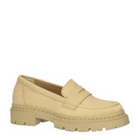 Bullboxer leren loafers beige