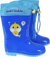 regenlaarzen Baby Shark junior PVC blauw 