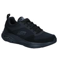 skechers Arch Fit Servetica Black Wandelsneakers Heren