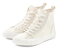 Elbsand Sneakers High top boots van modieus canvas-materiaal met kleine plateauzool, veganistisch