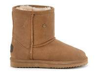 Warmbat Kangaroo suède laarzen cognac