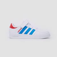 Adidas Sneaker BREAKNET EL C,FTWWHT/BLURUS/VIVRED Halbschuhe weiß 