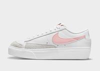 Nike Lage damesschoen W Blazer Low Platform Wit/roze Glaze/top Wit/zwart