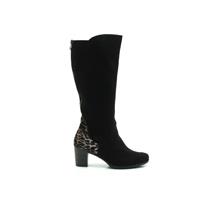 Rieker Leder Stiefelette, schwarz