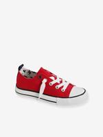 VERTBAUDET Elastische stoffen sneakers baby jongen rood