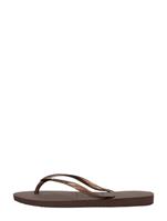 Havaianas Slim - Sandalen - Damen Dark Brown / Metal Acoused 35 - 36