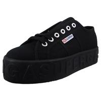 Superga Schuhe 2790 3D Lettering, schwarz