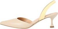 Ekonika , Slingpumps Aus Naturleder in hellbraun, Pumps für Damen
