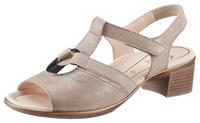 Ara Sandalette LUGANO, mit Gummizug und Klettverschluss