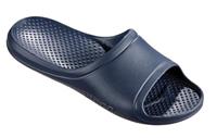 Beco badslippers wit donkerBlauw