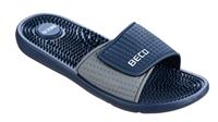 Beco badslippers met klittenband donkerBlauw