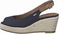 S.Oliver , Keilsandalette in dunkelblau, Sandalen für Damen
