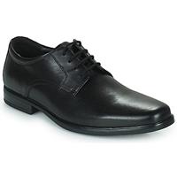 Halbschuhe Clarks - Howard Walk 261612857 Black Leather