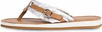 Tamaris , Zehentrenner in beige, Sandalen für Damen