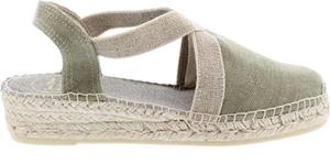 Verdi-V Dames Espadrilles - Maat 35 - caqui