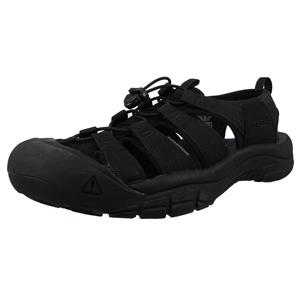 Keen - Maat 45 - Newport H2 Heren Wandelsandalen Triple Black | Zwart | Polyester