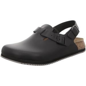 birkenstock Clog Tokio Super Grip, Naturleder, schwarz,