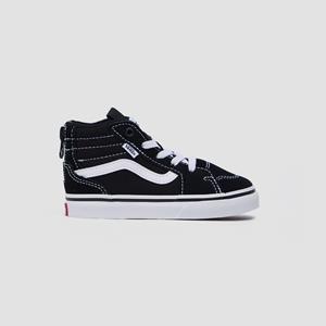 Vans filmore high zip sneakers zwart/wit kinderen