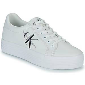 CALVIN KLEIN JEANS Leren sneakers met sleehak CK Jeans