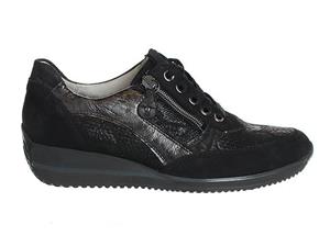 Waldläufer Zwarte  Veterschoenen Himona Wijdte H
