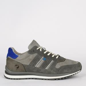 Quick-Q1905 2e item -50% | Heren Sneaker Heerlen | Grijs/Koningsblauw