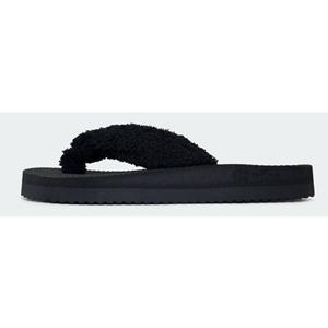 Flip Flop Pluchen pantoffels Comfy*spa met lichte plateauzool