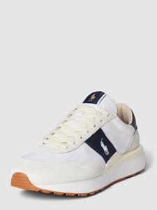 Polo Ralph Lauren Sneakers van leermix met labeldetails