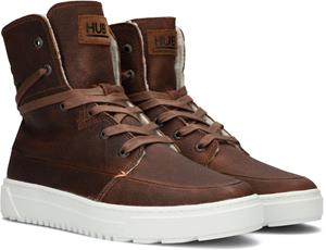 HUB Cognac  Hoge Sneaker Chess 3.0